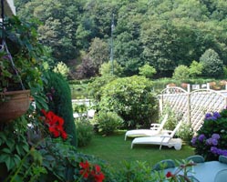 giardino francese vista sul fiume